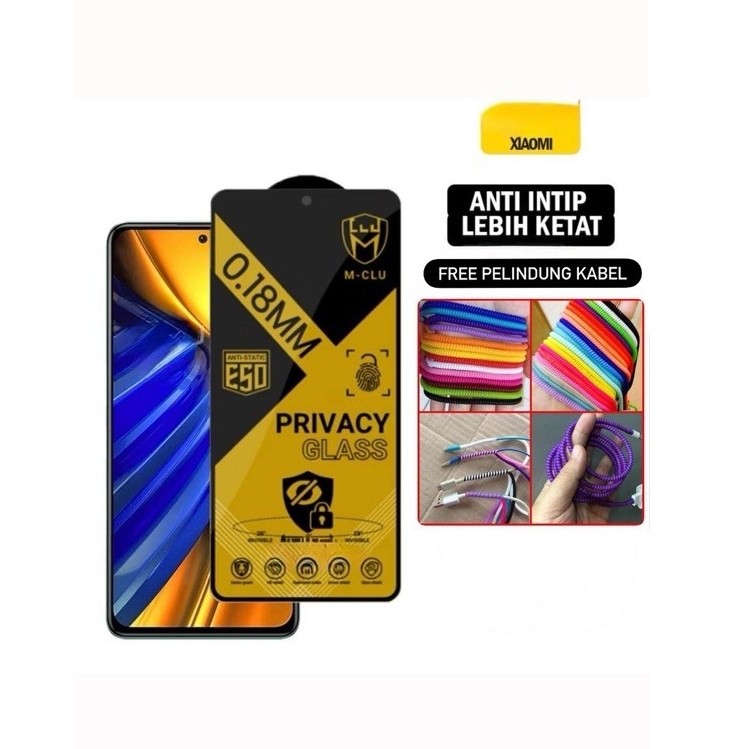 ฟิล์มกระจกนิรภัย ESD ANTI STATIC MCLU PRIVACY TYPE Redmi R.K40 R.K40 GAMING R.K40 PRO R.K40 PRO+ RED