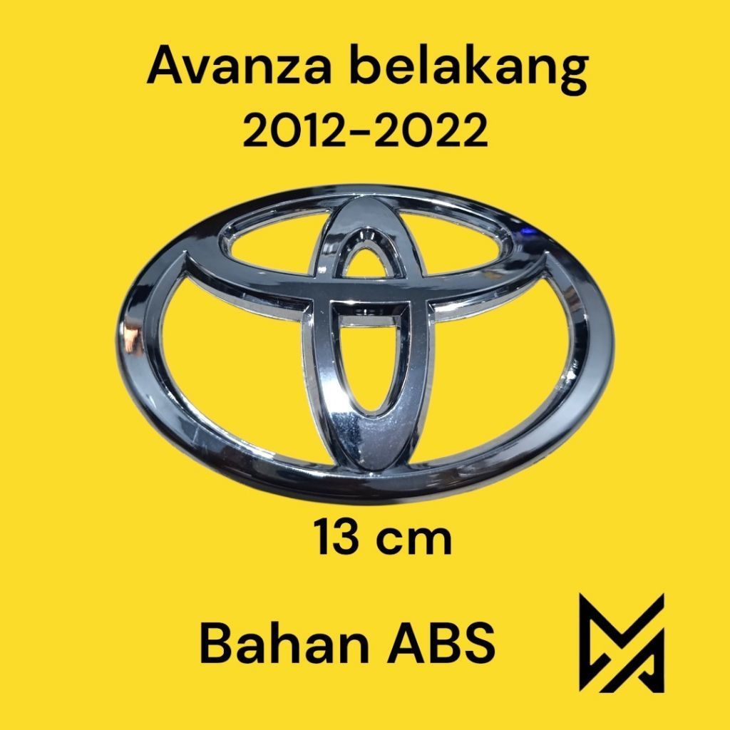 สัญลักษณ์โลโก้ด้านหลัง Toyota Avanza 2012-2022/สัญลักษณ์ Toyota Avanza
