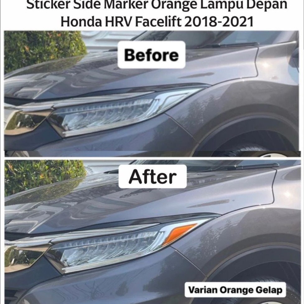 Honda HRV facelift 2018-2021 สติ๊กเกอร์ SideMarker (ซื้อหนึ่งแถมหนึ่ง)