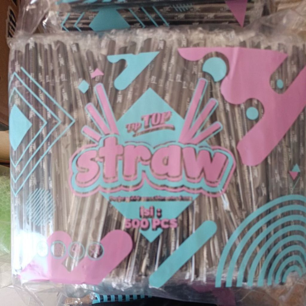 STERILE STRAW (PLASTIC/PLASTIC WRAP) 500 ชิ้น