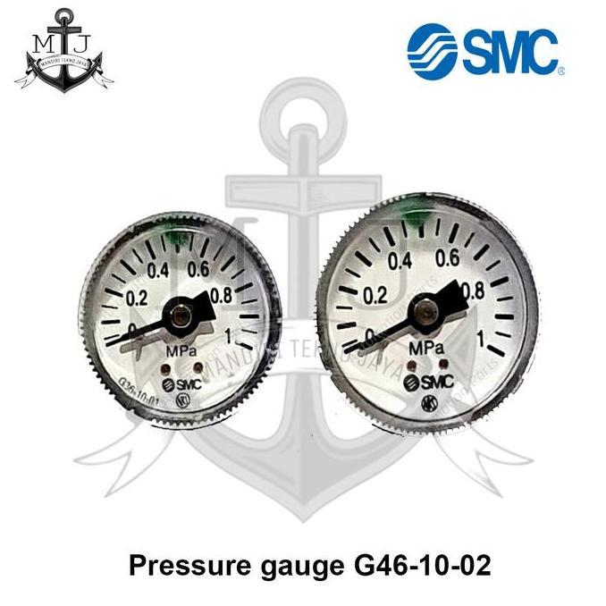 เครื่องวัดความดัน smc G46-10-02 เกลียว 1/4 นิ้ว made in japan original smc