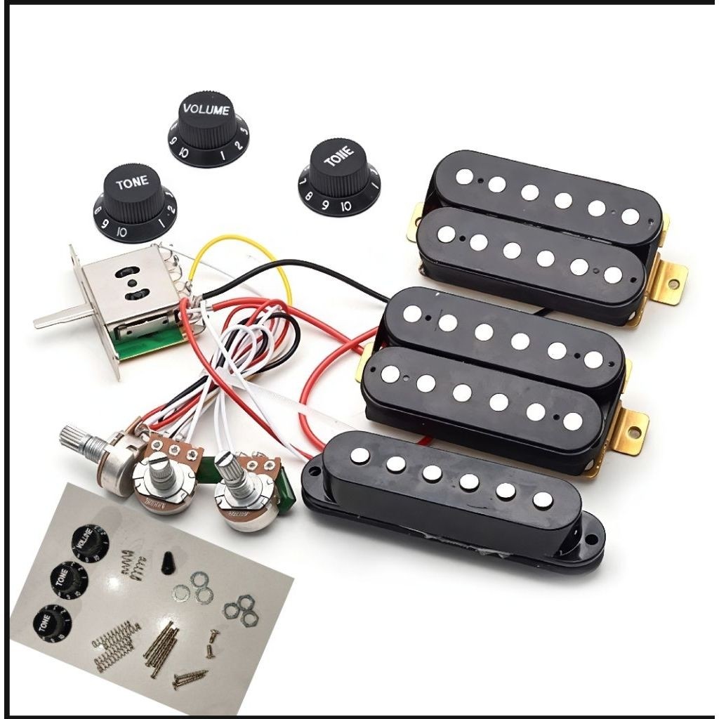 HSH IMPORT PICKUP + GUITAR ELECTRIC PICKUP WIRING