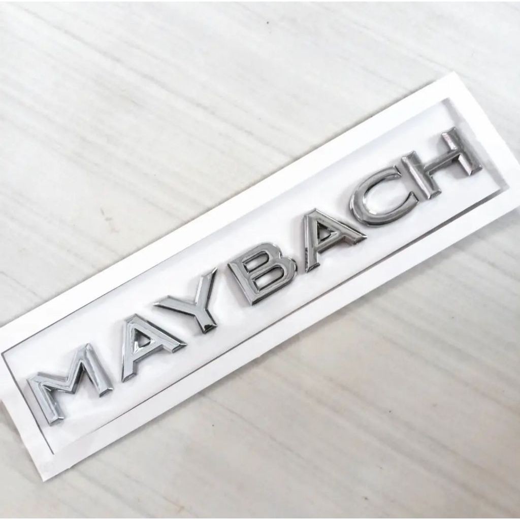 สัญลักษณ์โลโก้ Mercedes Benz Maybach ดั้งเดิม, โครเมียมสีเงินนูน, ซีรีส์ Mercedes Benz Maybach สุดพิ