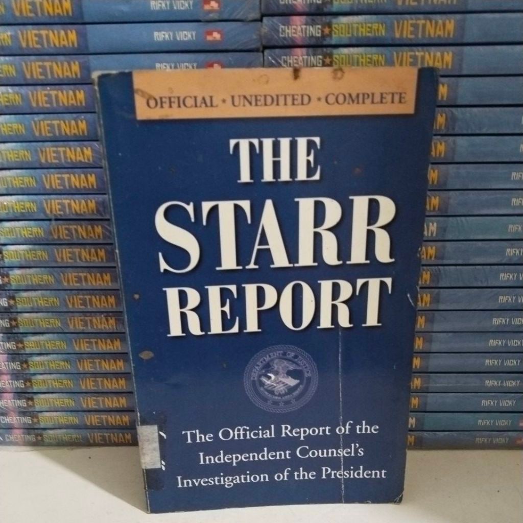 หนังสือต้นฉบับ - THE STARR REPORT