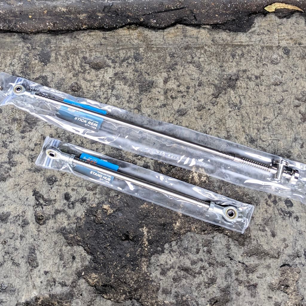 POLE + ขาตั้ง HUB STENLIST SPORT DAY UNIVERSAL ด้านหลังเบรค STICK SET F1ZR, VEGA ZR, VEGA R ETC.