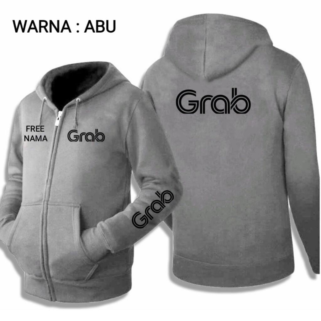 GRAB HODDIE / GRAB FOOD JACKET / RIT GRAB ZIPPER JACKET / GRAB FOOD / JACKET / DRIVER JACKET / เสื้อ
