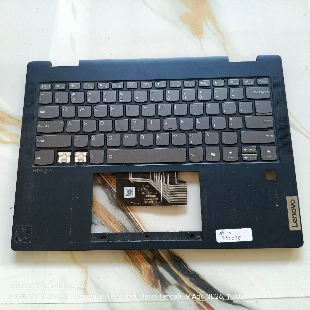 คีย์บอร์ดและกรอบแล็ปท็อป Lenovo IdeaPad 5 2-in-1 14AHP9 5 2-in-1 14IRU9 5 2-in-1 14IRH9 ต้นฉบับ