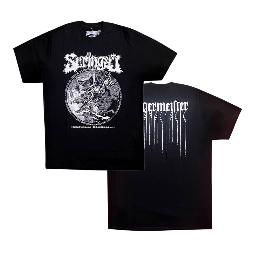 เสื้อยืด Seringai x Jager Anastasis