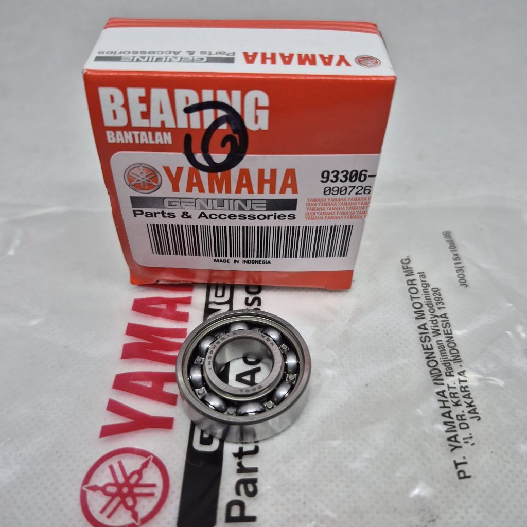 BEARING LAHER 6001 (93306-001X9) ของแท้ YAMAHA ของแท้