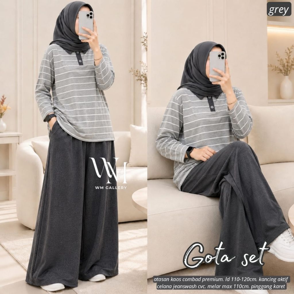 Dirrra, Luvi, Vero, Huby, Gota, Hayu, Agis, Adsa, Voka, Neta Womens Suit (Top & Pants) โดย WM Galler
