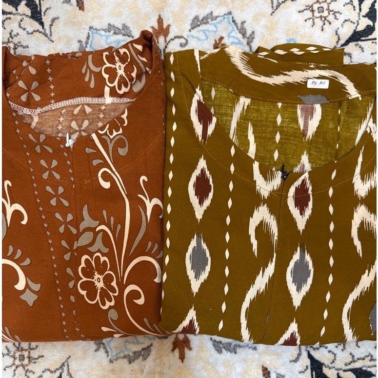 CAMELIA BOUTIQUE 99 || PACKAGE CONTAINS 2 UMBRELLA DRESS (SHENINA MUSTARD + ZIYA TERRACOTTA)