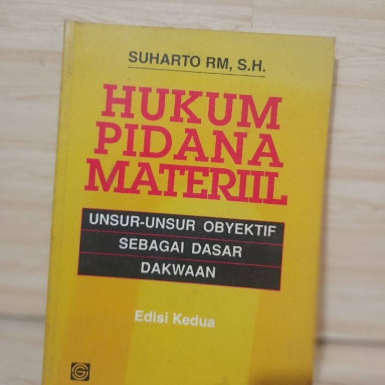 MATRIAL CRIMINAL LAW by Suharto rm, sh.