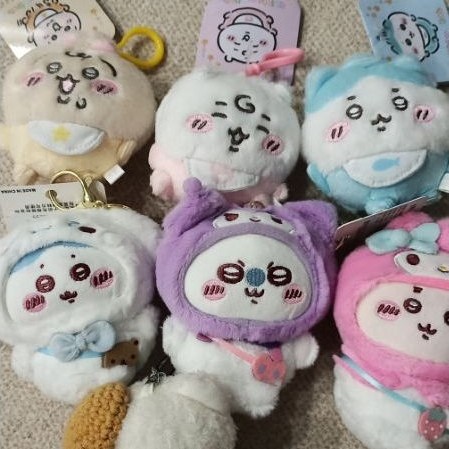 GANTUNGAN Cikawa and Bear พวงกุญแจตุ๊กตา - อุปกรณ์เสริมกระเป๋าน่ารักของขวัญวันเกิดของเด็กผู้หญิง
