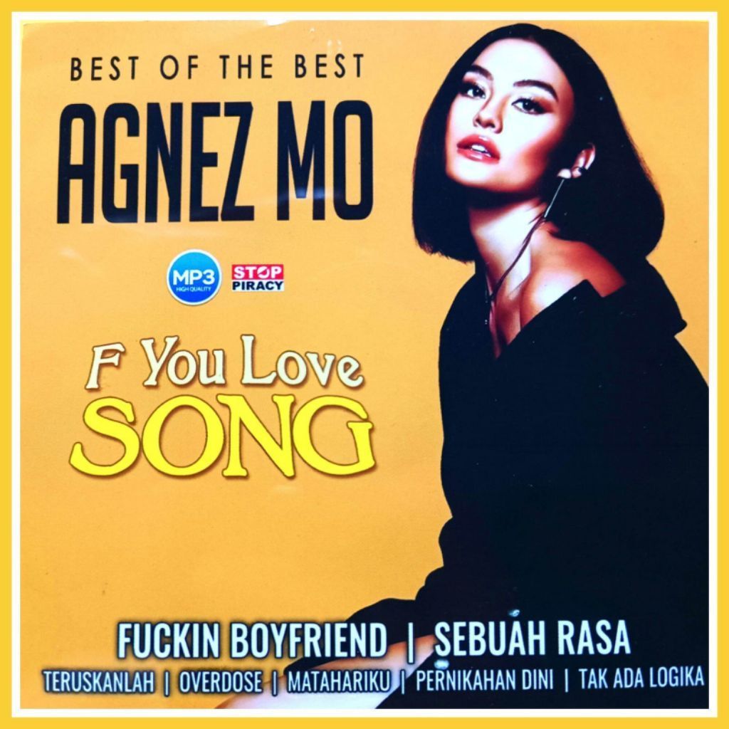 MP3 AUDIO CASSETTE OF CITRA LESTARI FLOWER SONGS - AGNEZ MO SONGS - GALAU INDO SONGS