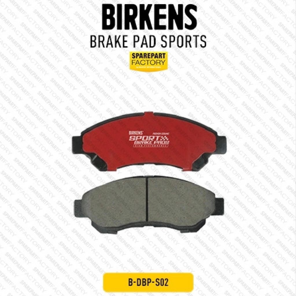 ผ้าเบรคหน้าสําหรับ Gran Max-Luxio-Hi Max Sport Type Birkens Brand