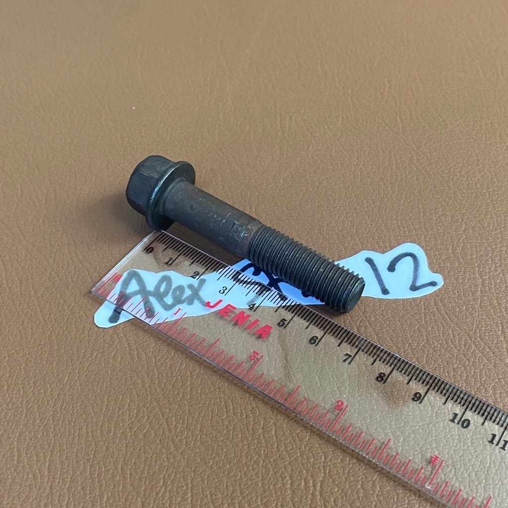 M12x62 หมวก BOLT KEY 17 PITCH 150 รถเดิมFLANGE BOLT M12