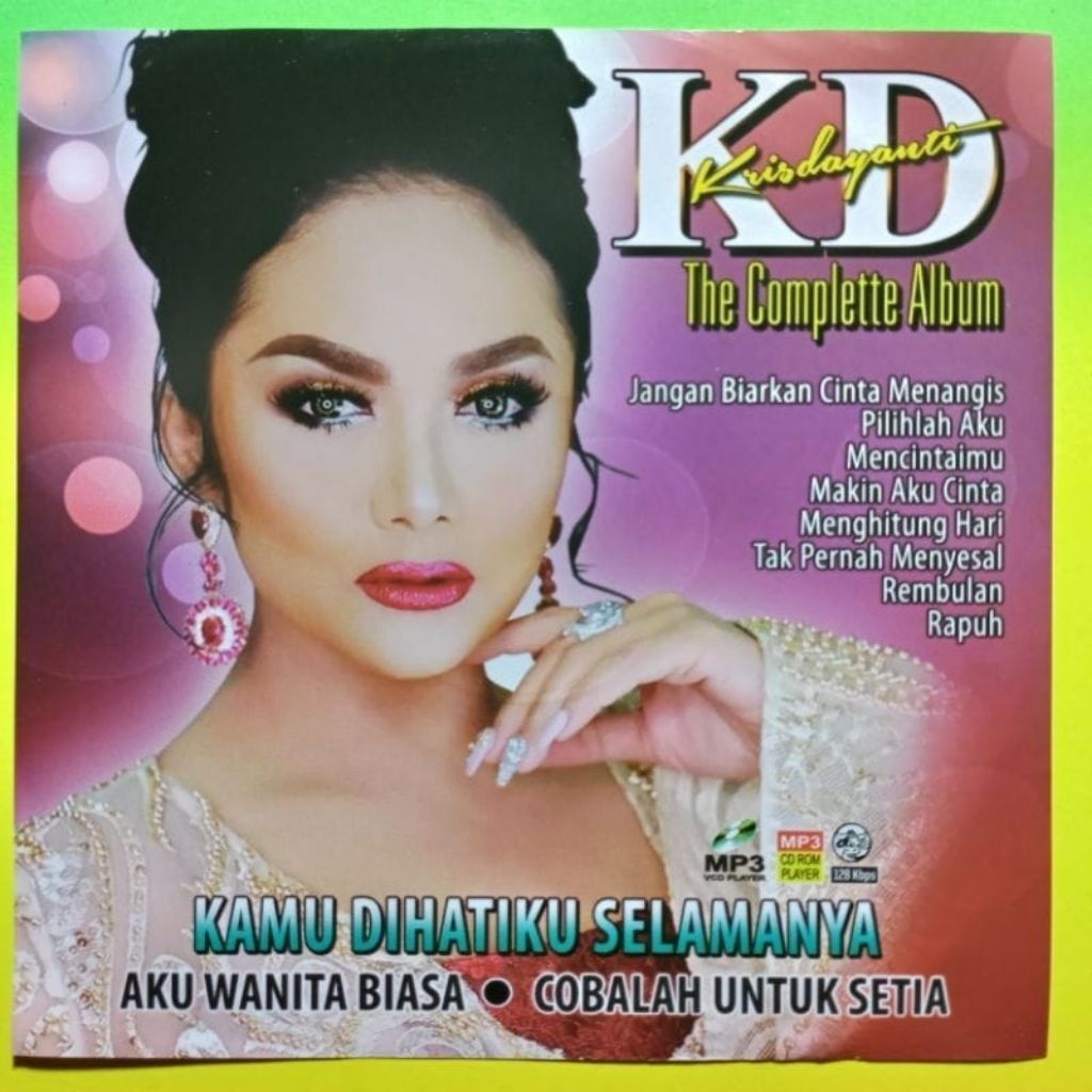 MP3 CASSETTE OF DIVA INDO LOVE SONGS - KRISDAYANTI SONGS - RUTH SAHAYA SONGS - ANANG FEAT SONGS KD