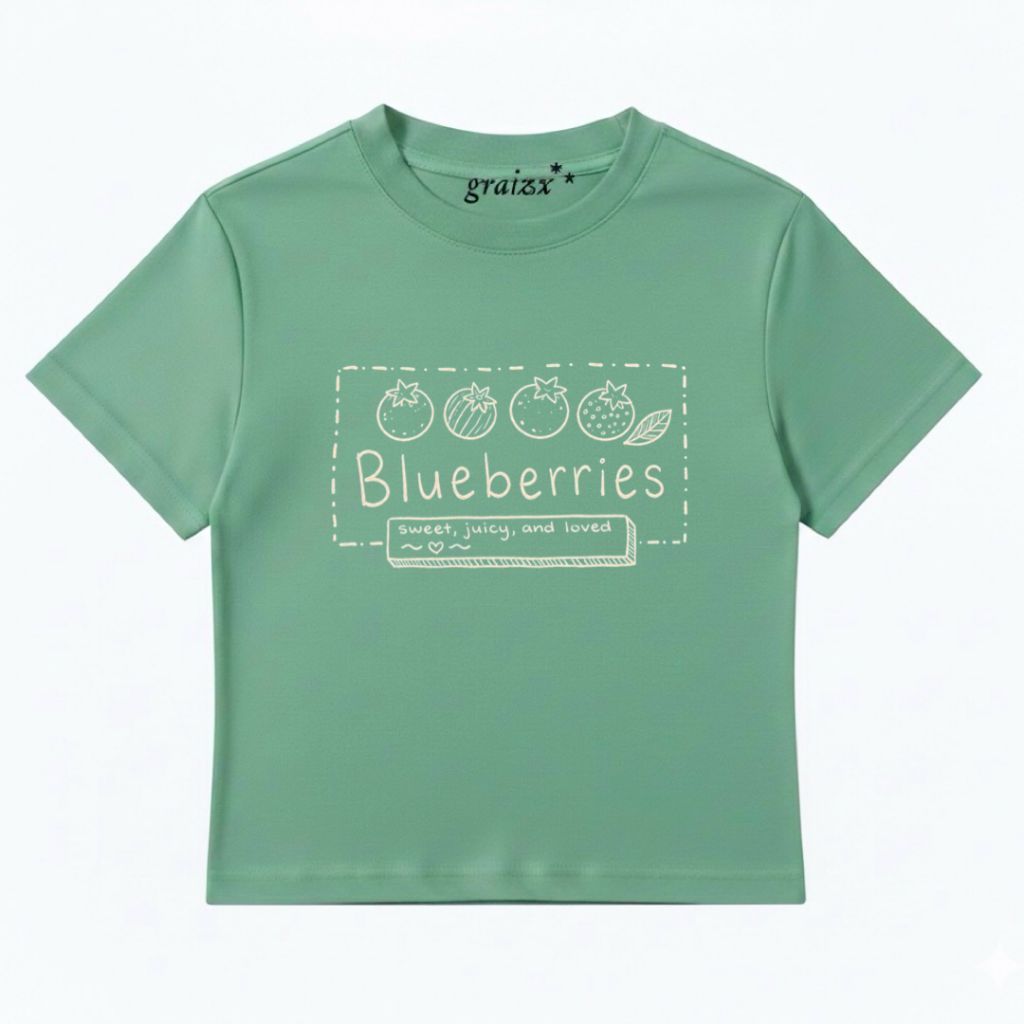 Graizx - เสื้อครอป Blueberry Sage