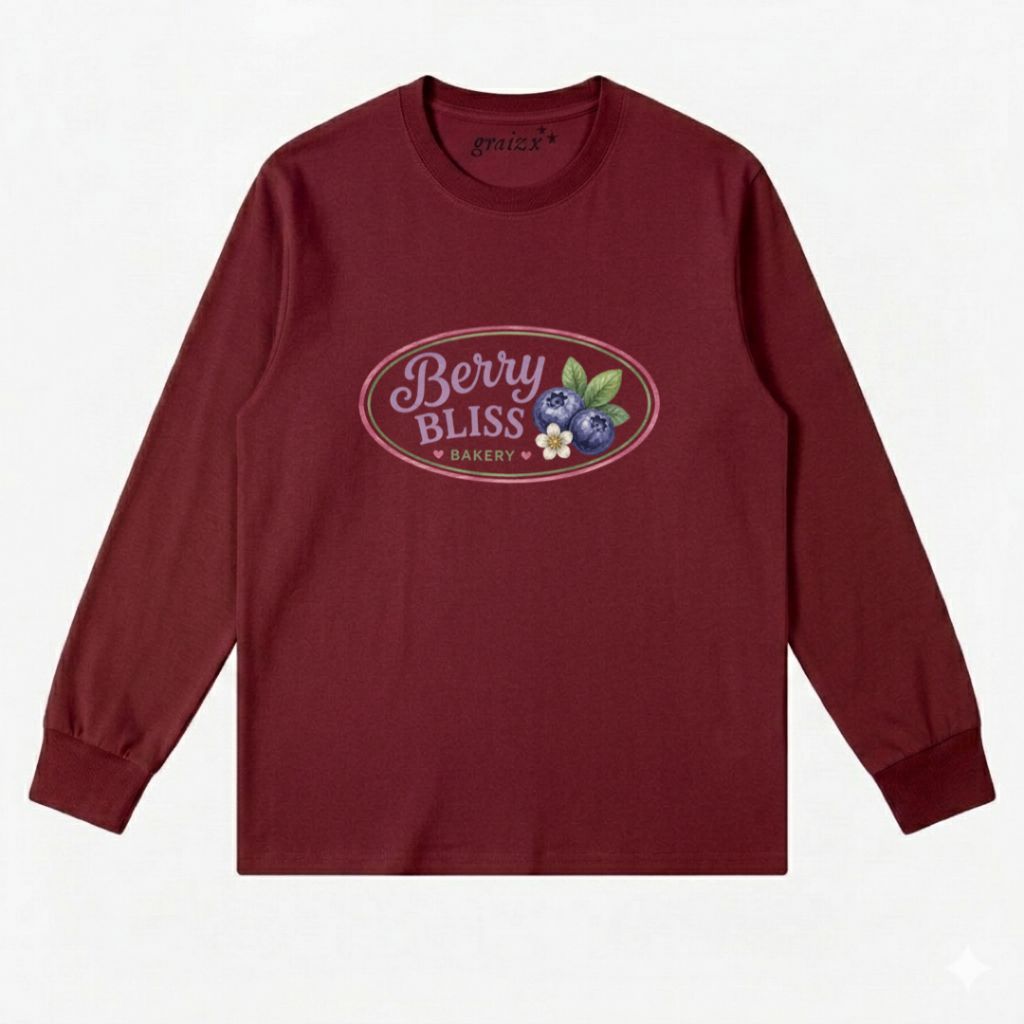 Graizx - Berry Bliss Maroon Longsleeve