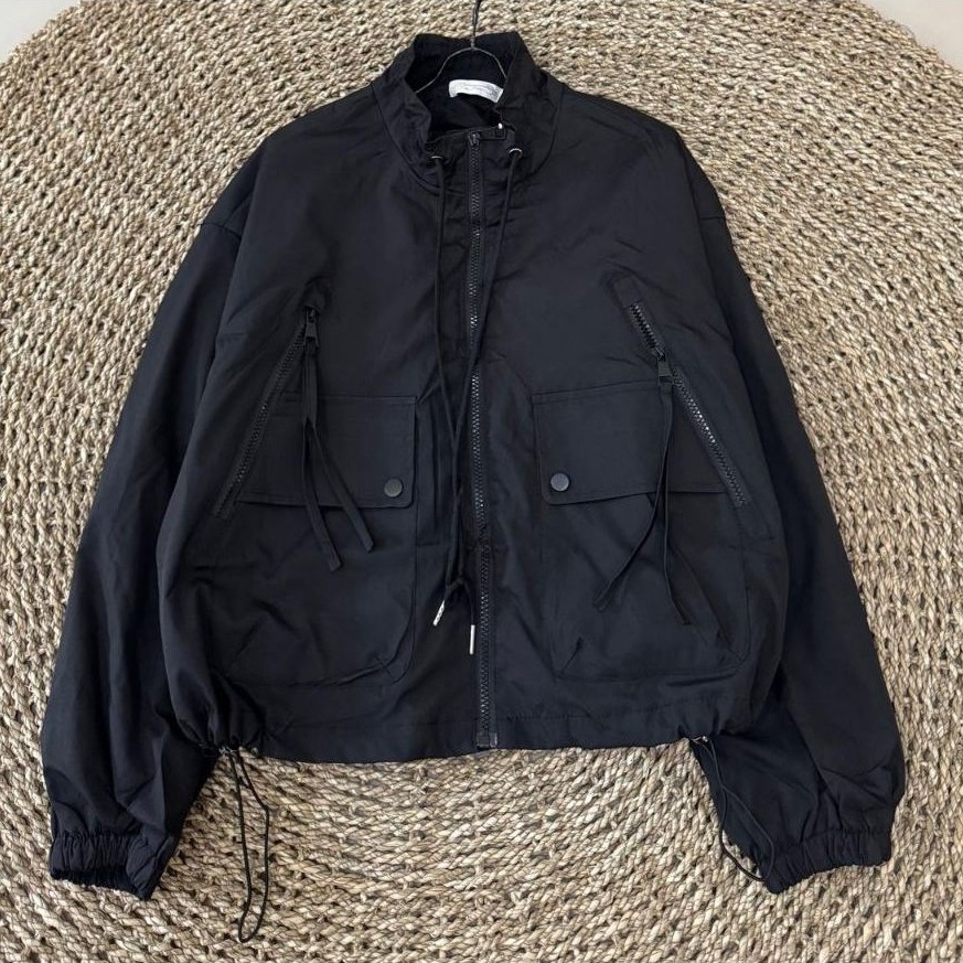 เสื้อแจ็คเก็ตคอสูง PARACHUE พรีเมี่ยมคอสูง JUMBO BOMBER JACKET คอสูงนําเข้า BKK