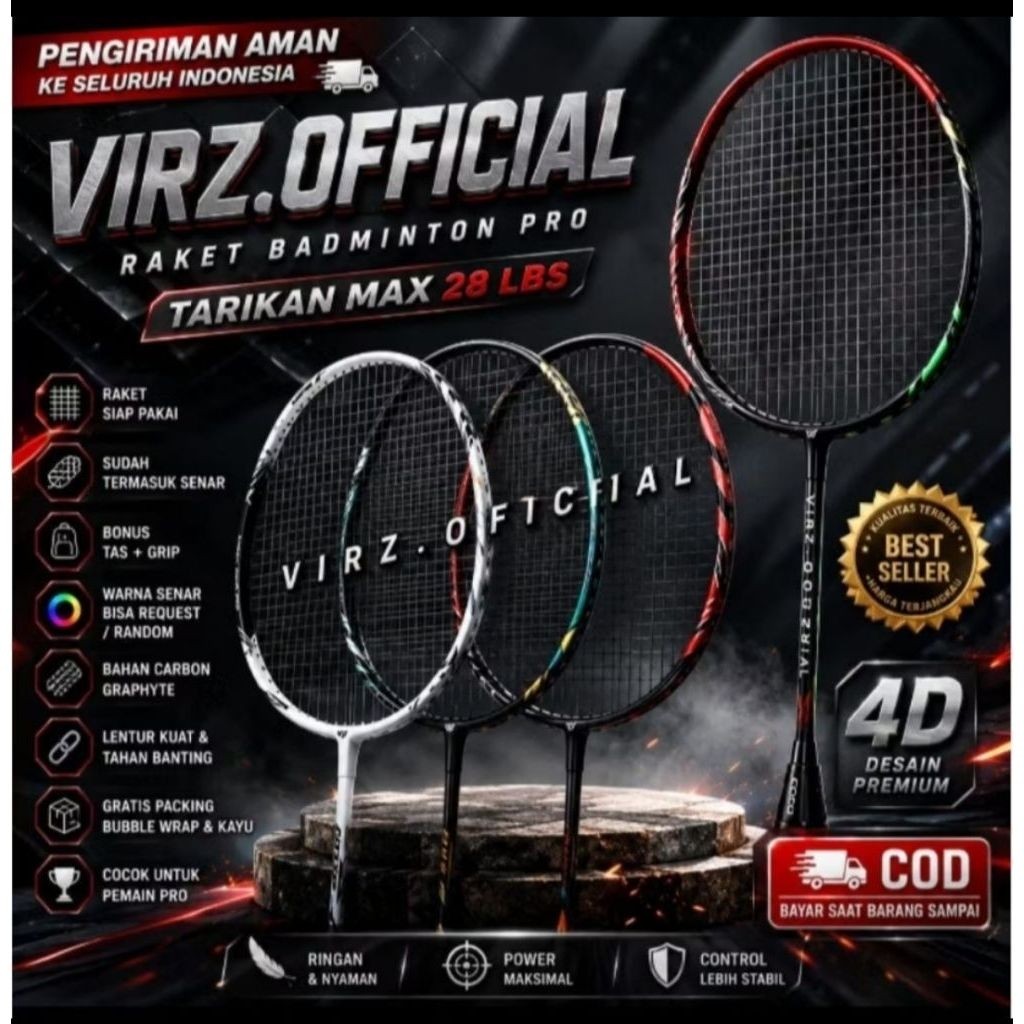 SECND* QUALITY 28 LBS BADMINTON CKET/