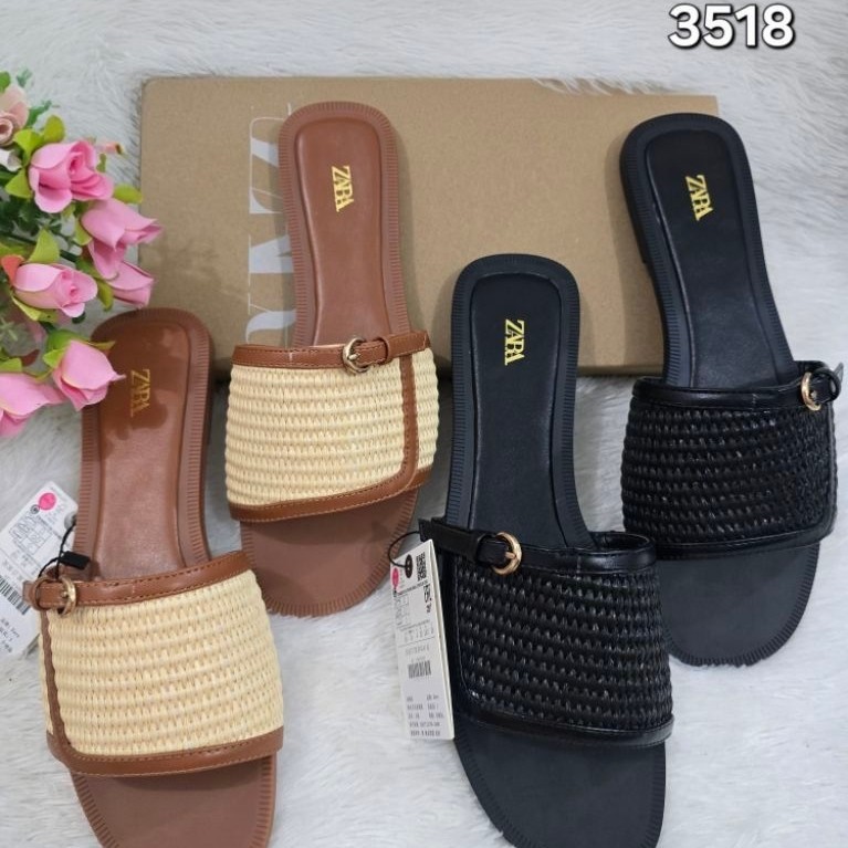 รองเท้าแตะผู้หญิง RATTAN SLOP IMPO 3518