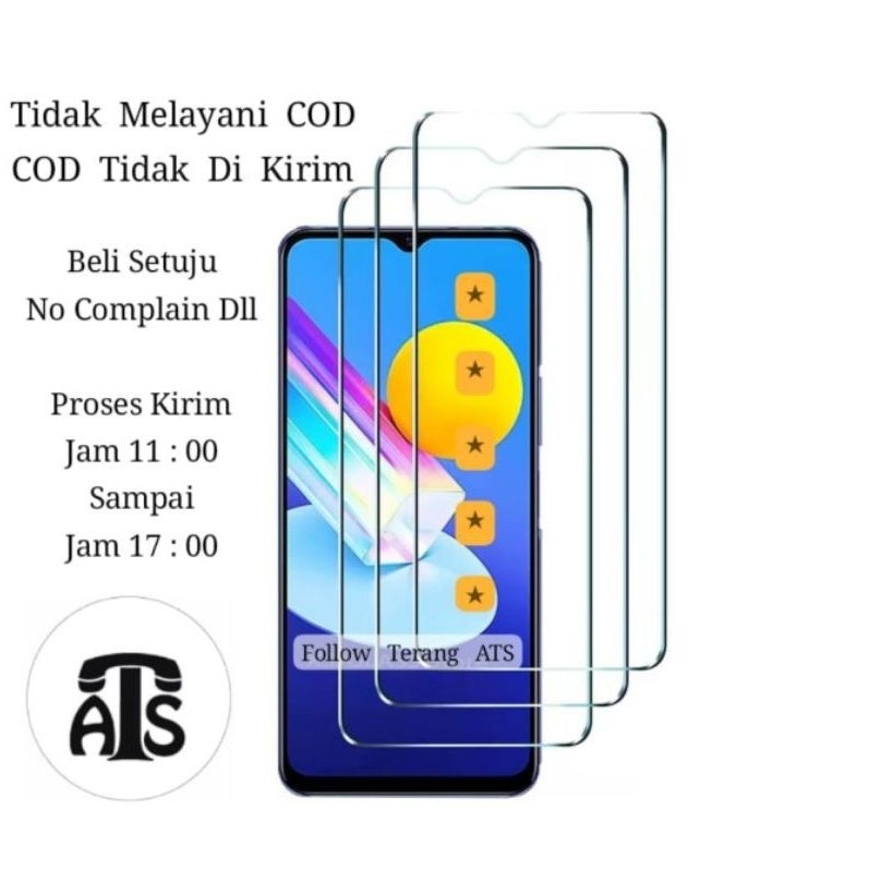 LAYAR กระจกนิรภัยแก้วใส Samsung A07 A06 4G 5G HP ป้องกันหน้าจอ + ฟรี BUBBLE WRAP Alhamdulillah FOLLO