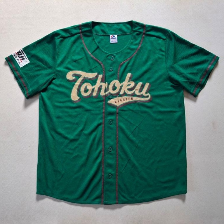 เสื้อแข่ง TOHOKU RAKUTEN MAJESTIC BASEBALL ของแท้ 100%