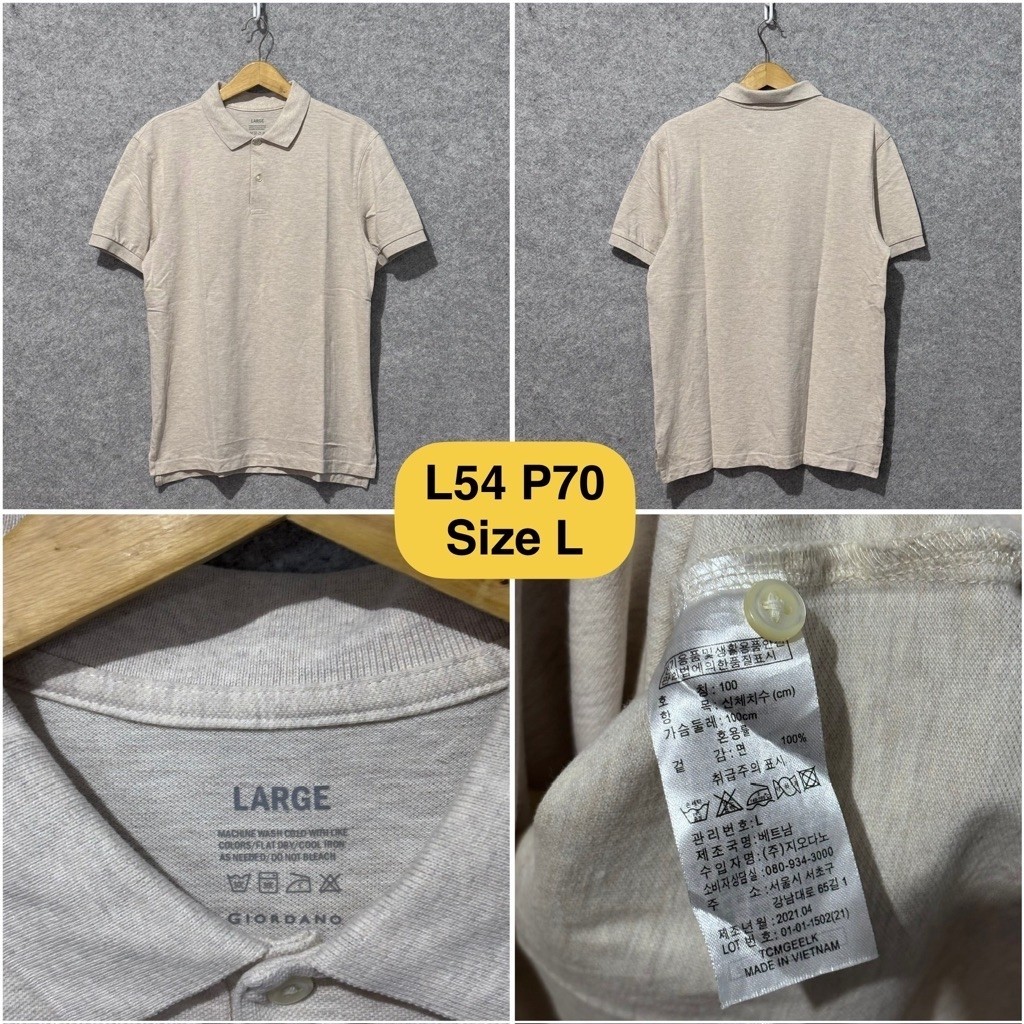 เสื้อโปโล Giordano ดั้งเดิม