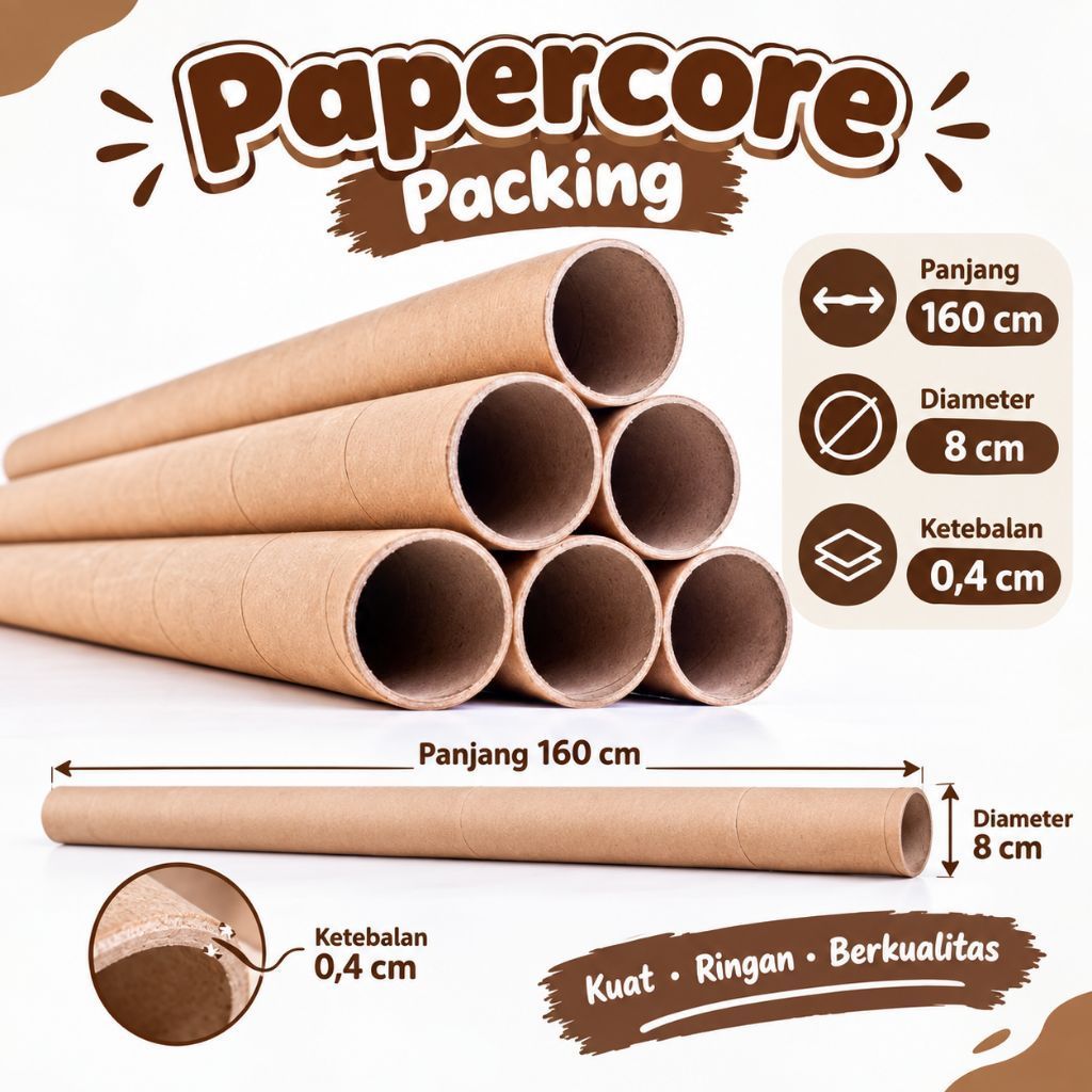 PAPERCORE PACKING 160CM / กระดาษ PIPE / กระดาษ SHEATH