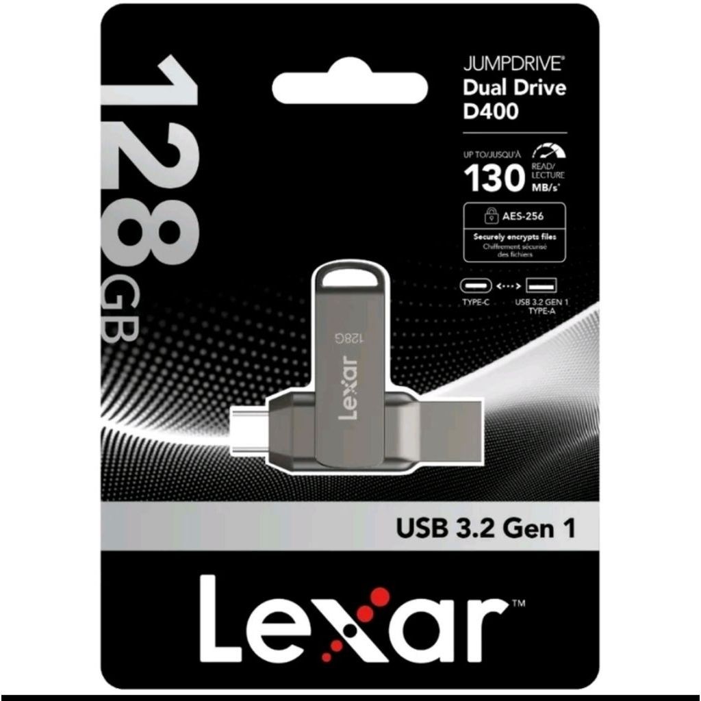 Lexar 128gb usb otg d400