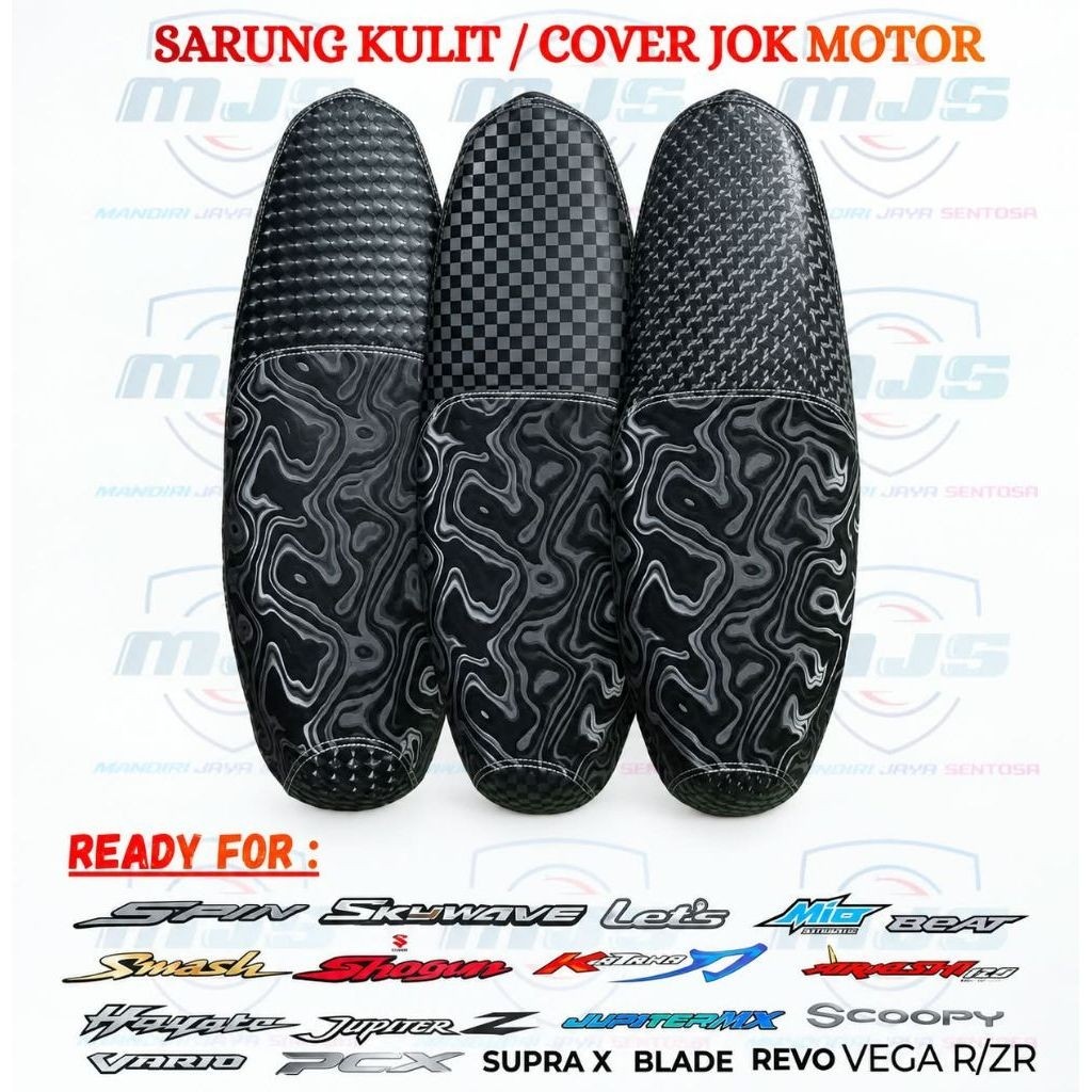 (ใหม่) ฝาครอบหนัง/MOTORCYCLE SEAT COVER BEAT, VARIO, NEXT I & II, SKYWAVE, ADDRESS, JUPITERZ, GENIO,