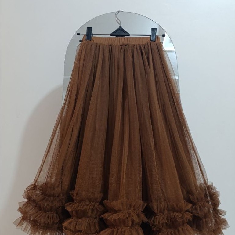 PREMIUM TUTU SKIRT WITH GOTHIC Ruffles สําหรับเด็ก, SCHOOL ELEMENTARY, RESPONSIBLE & ADULT AGES