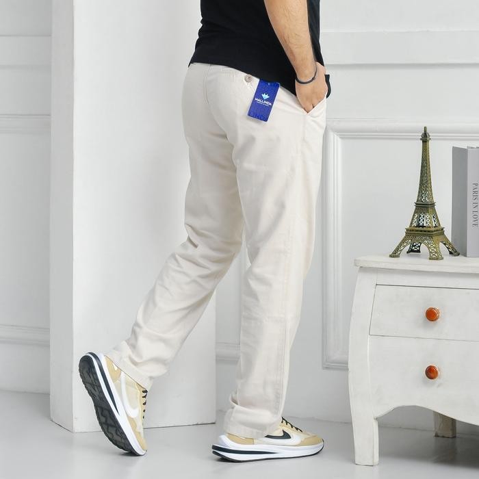 KATUN CMA Mens Distro Long Pants Basic Regular Fit Casual แบรนด์ mallinda ผ้าคอตตอนนุ่มสบาย