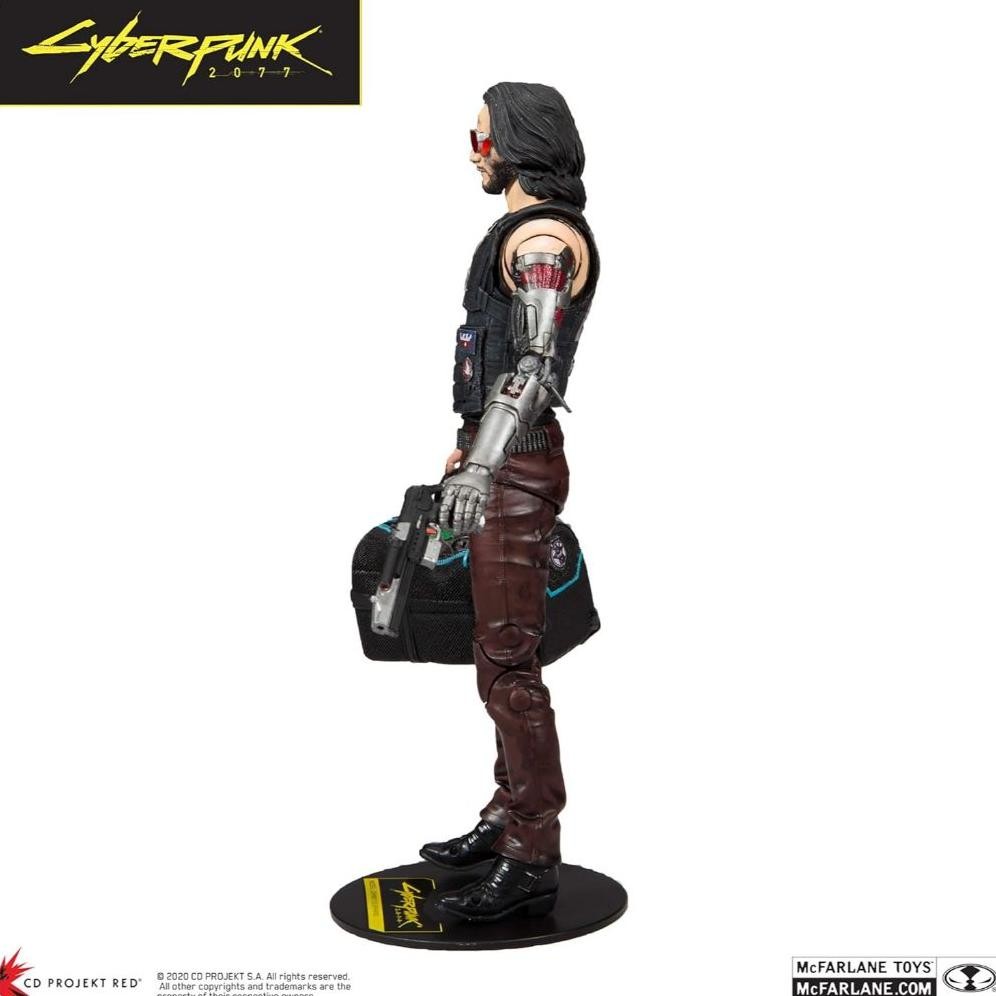 ของเล่น MCFARLANE CYBERPUNK 2077 JOHNNY SILVERHAND VARIANT ACTIONFIGUR ผลิตภัณฑ์ดั้งเดิม