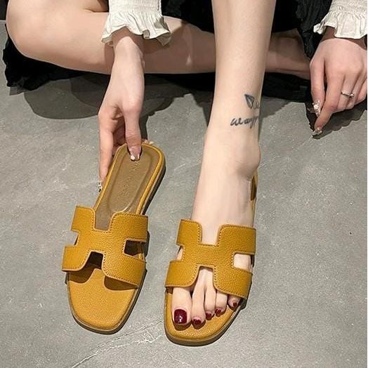 VBS รองเท้าแตะส้นแบนผู้หญิง AHH COLLECTION MODEL 888 UK 35-41 รองเท้าแตะ