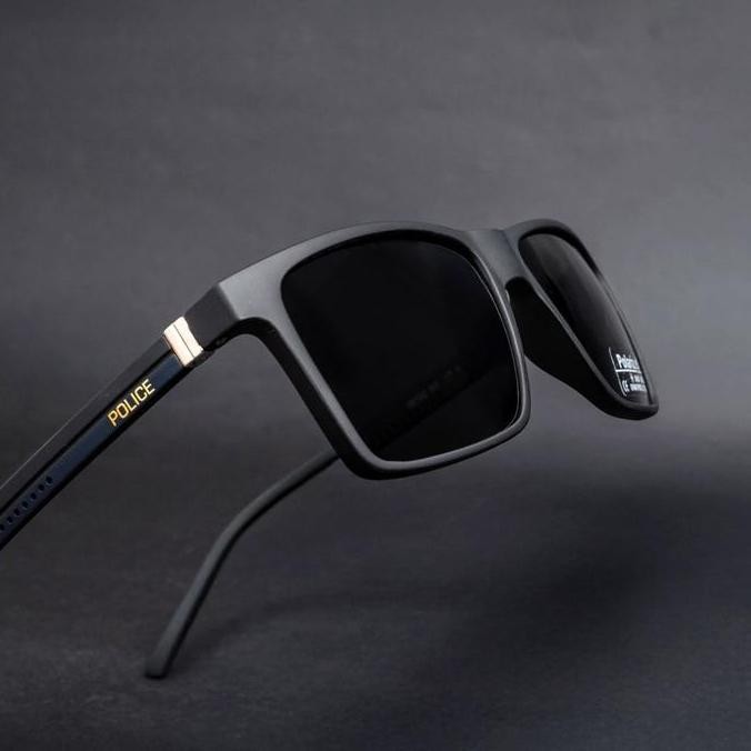 - แว่นกันแดดโพลาไรซ์ผู้ชายตํารวจป้องกันแสงสะท้อนยืดหยุ่นสไตล์เท่ - พี18102