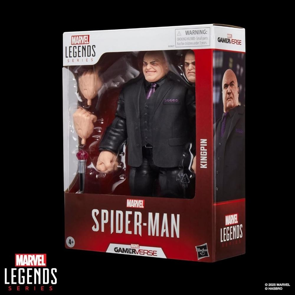 MARVEL LEGENDS SERIES GAMERVERSE KINGPIN, SPIDER-MAN VIDEOSPIEL-INSPIRIERTES SAMMLERSTCK 15.2 ซม.