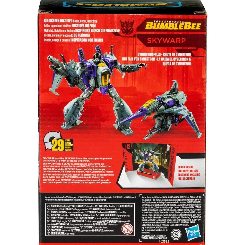 TRANSFORMERS TOYS STUDIO SERIES VOYAGER BUMBLEBEE 113 SKYWARP, 16.5 ซม. Convertible