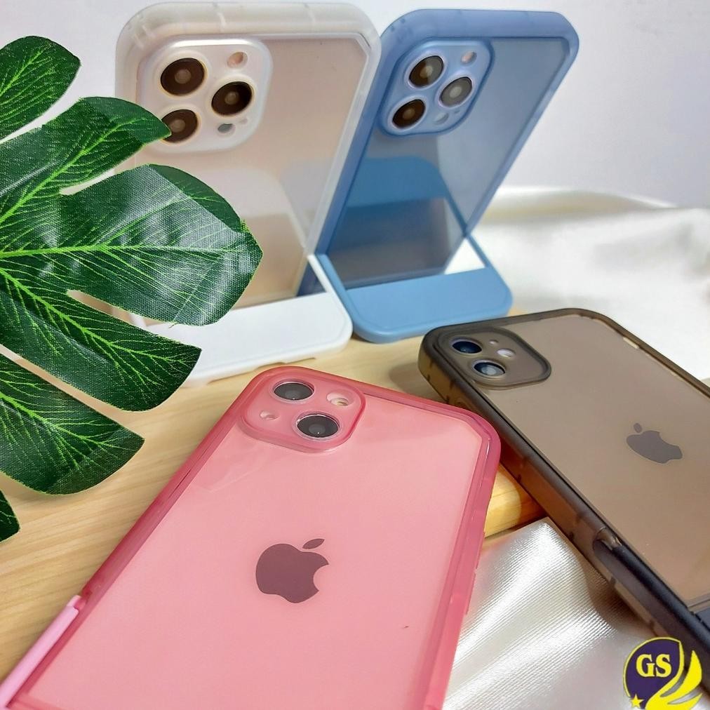 Fue-K5X20 (1) ใหม่!! 2In1 กรณี + ขาตั้ง Soft เคสซิลิโคนสําหรับ Iphone 7 8 Se 2020 7+ 8 + Plus X Xs X