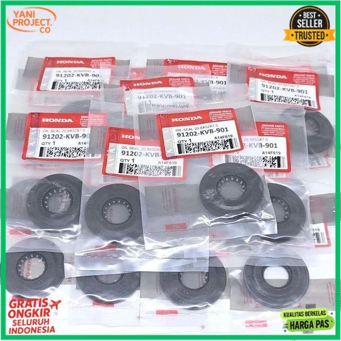 พรีเมี่ยม (ขายส่ง: 10 ชิ้น) เพลาข้อเหวี่ยงซีลน้ํามัน Vario Beat Kvb / 91202-Kvb-901