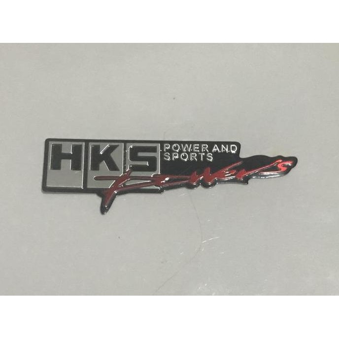 Hks Power Logo Aluminium Hi Quality Premium Emblem