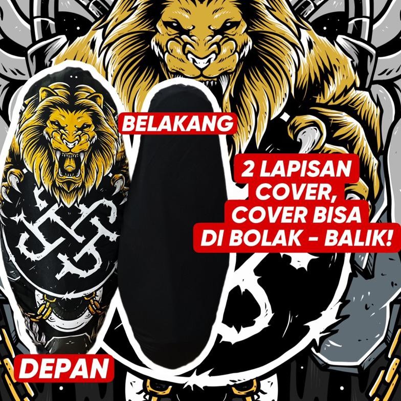 Bf888S Full Print The King ที่หุ้มเบาะรถจักรยานยนต์ Anti Cat Claws and Water Ok75