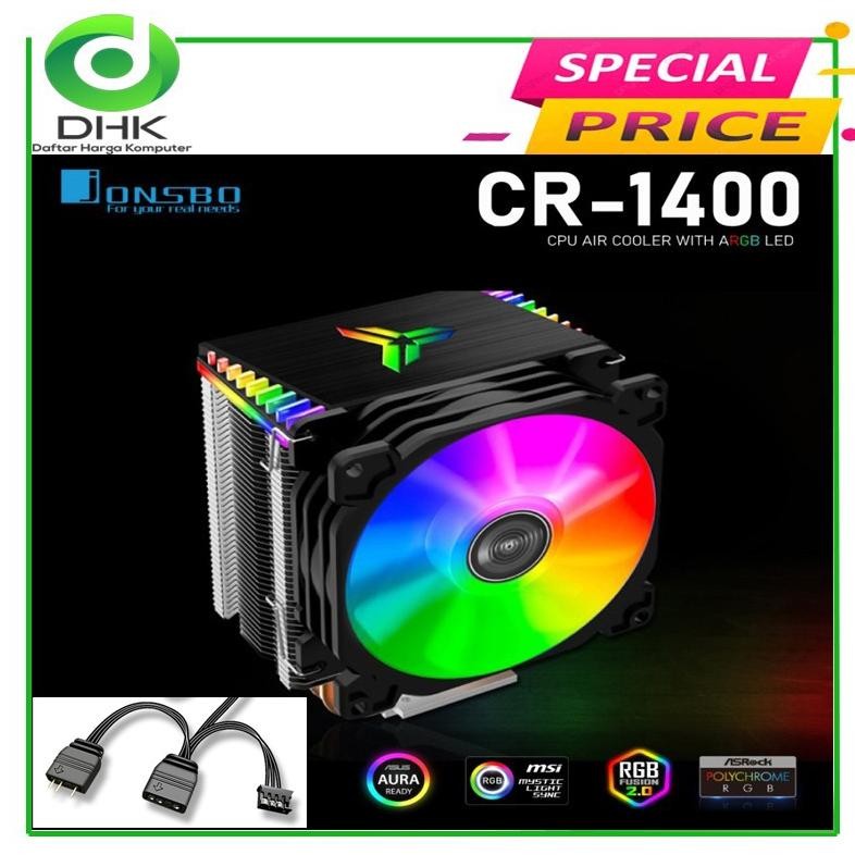 JONSBO CR-1400 ARGB พัดลม CPU ระบายความร้อน / HSF Cooler RGB