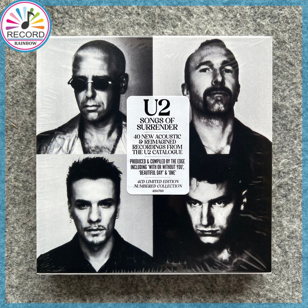 U2 Songs Of Surrender Original 4CD Album [รายการปิดผนึกใหม่​]