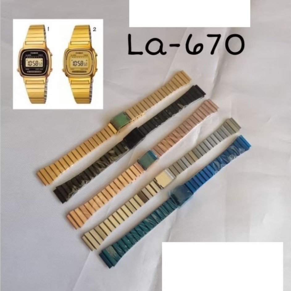 La 670 LA670 La-670WGA สายนาฬิกา La-670WGA สายนาฬิกา