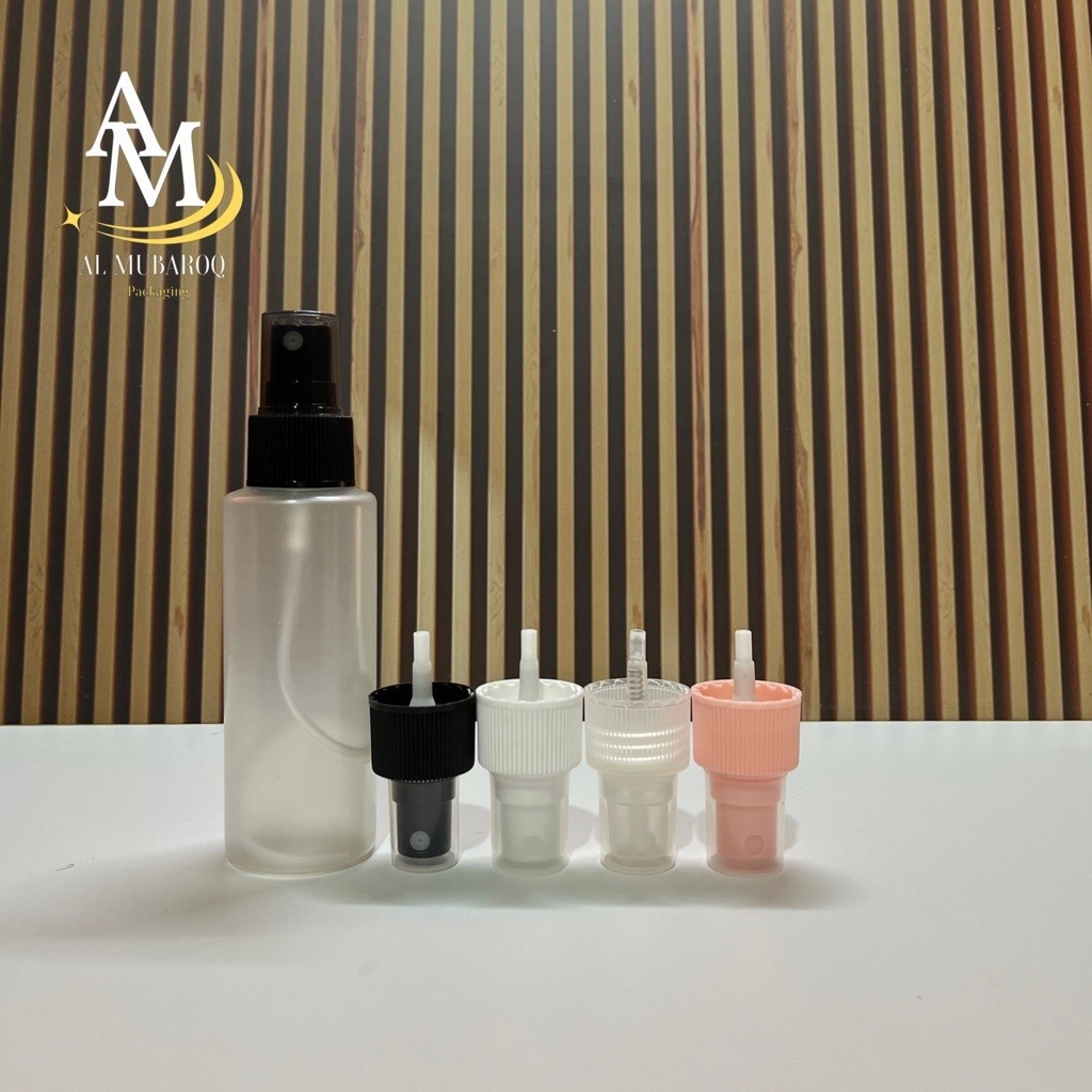 RF FROSTED SPRAY BOTTLE 100ML NATURAL SPRAY COLOR VARIANTS