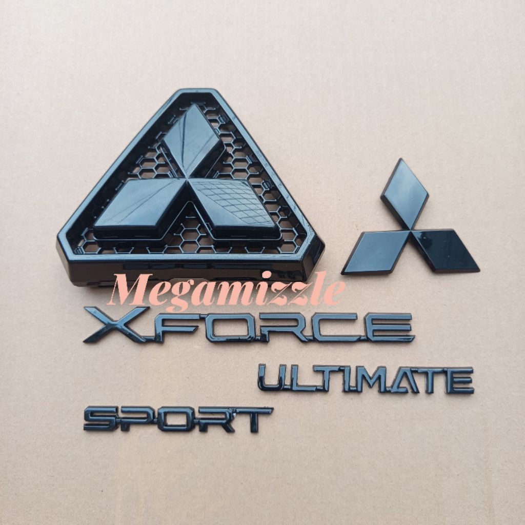 Misubishi Xforce Grille หม้อน้ํา Emblem Xforce Grill โลโก้ Emblem
