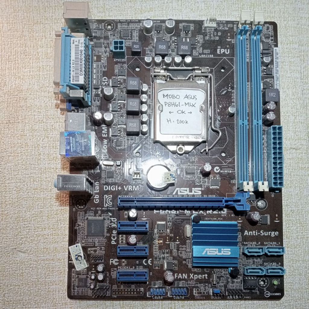 ASUS P8H61-MLX MOTHERBOARD