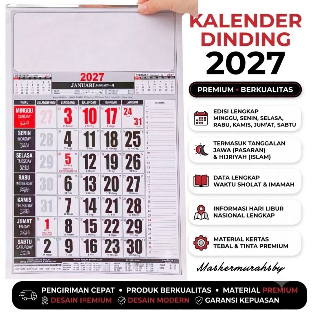 WALL CALENDAR 2027-2026 DESK CALENDAR 2026